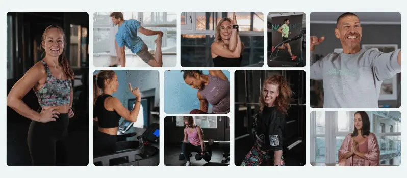 Collage av våre trenere