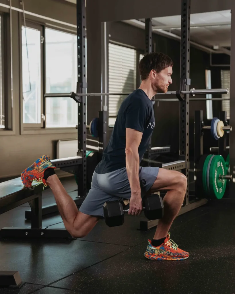 Bulgarsk utfall er perfekt for å styrke løpe-musklene