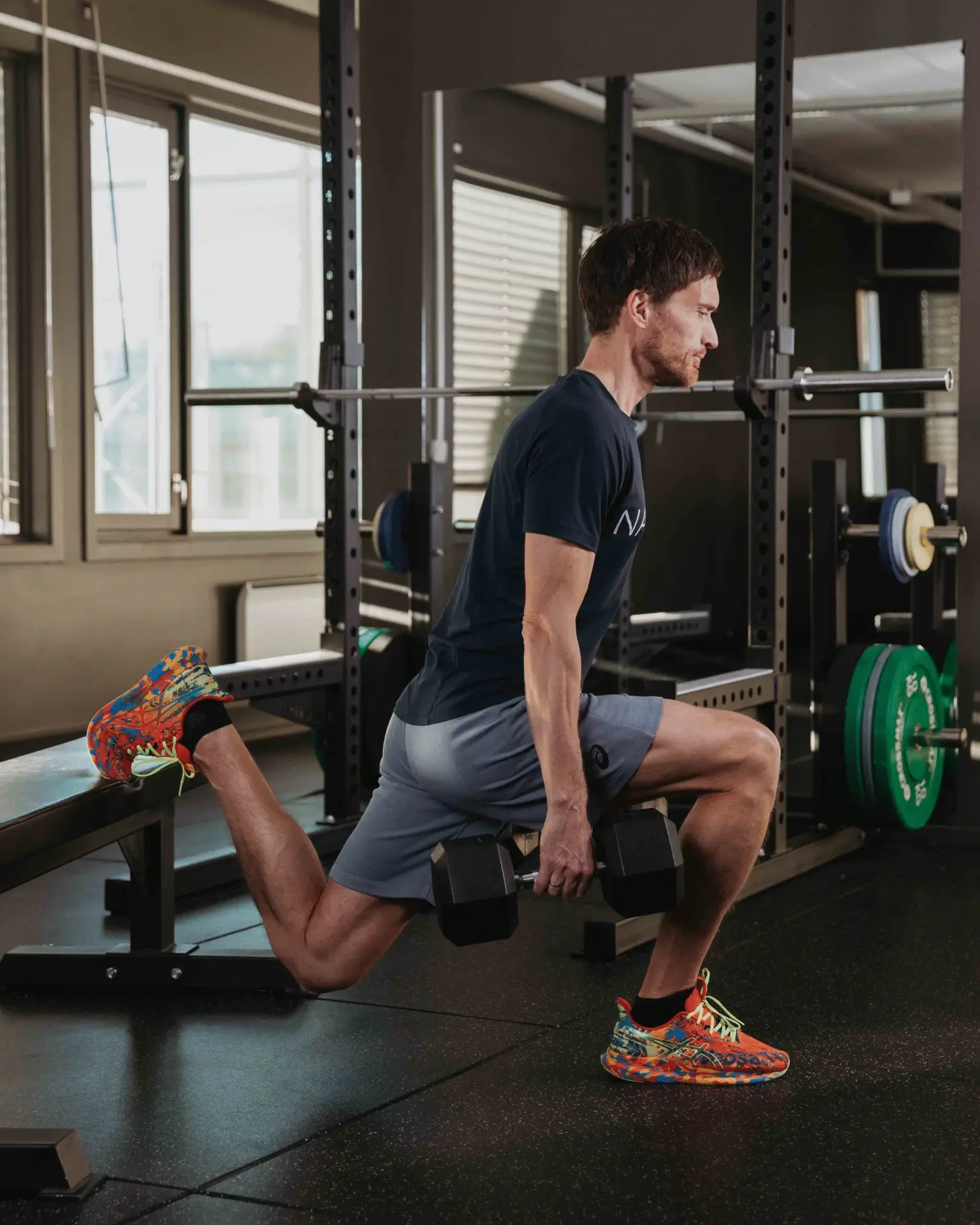 Bulgarsk utfall er perfekt for å styrke løpe-musklene