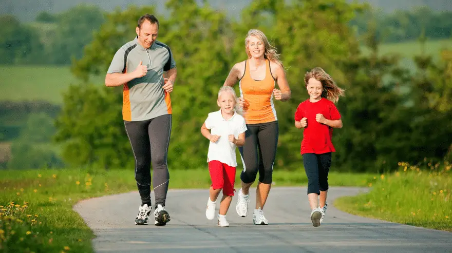 trening med barn er bra for hele familien