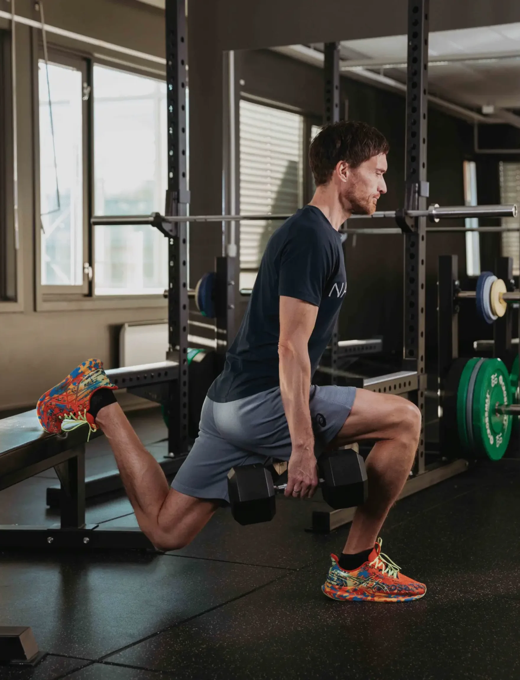 Bulgarsk utfall er perfekt for å styrke løpe-musklene